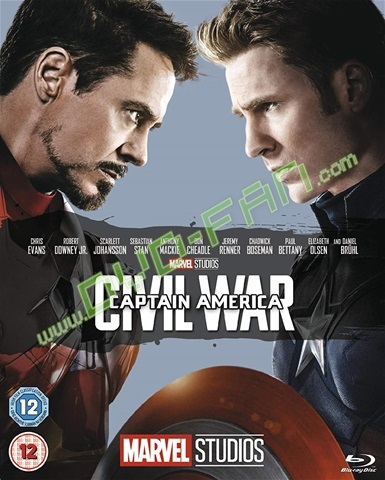 Captain America Civil War Blueray