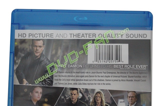 Jason Bourne [Blu-ray DVD]