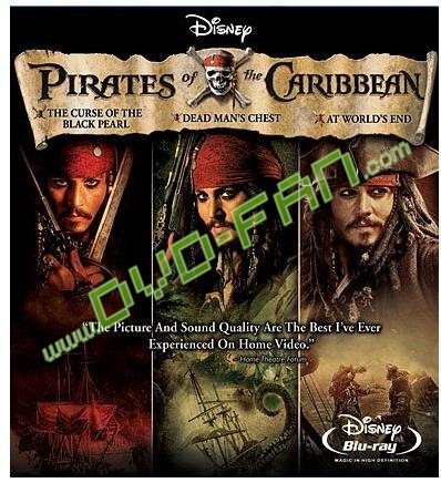 Pirates of the Caribbean Trilogy DVD Movie Box Set