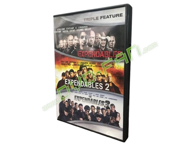 The Expendables 1 2 3 DVD Trilogy Complete Collection 