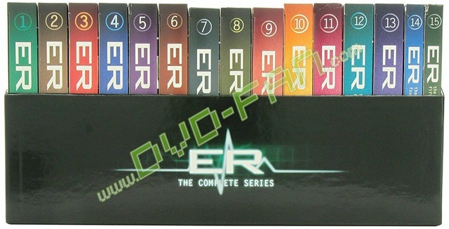 ER:The Complete Series Seasons 1-15 Box Set,90 Discs，Emergency Room
