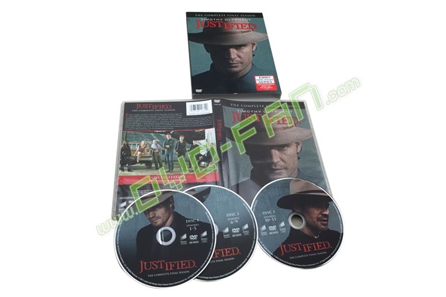 Justified The Final Season dvds wholesale