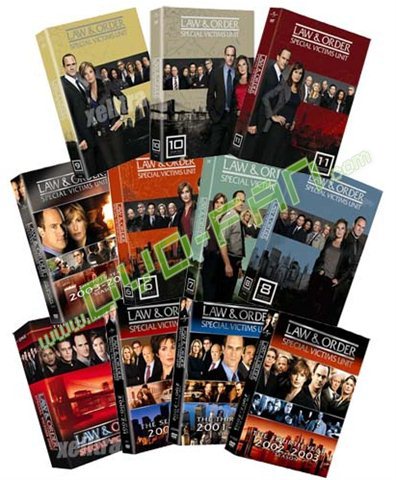 Law and Order SVU Special Victims  Seasons 1-11