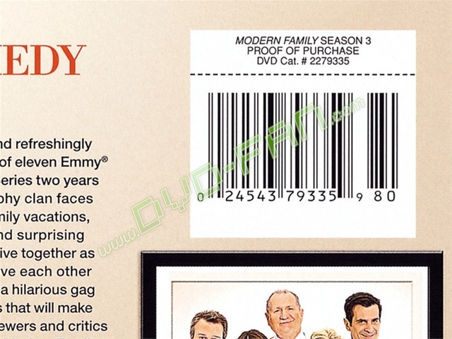 Modern Family Season 3 wholesale tv shows