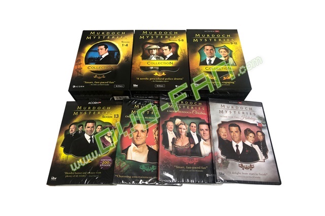 Murdoch Mysteries: Seasons 1-13 DVD & 3 Movies