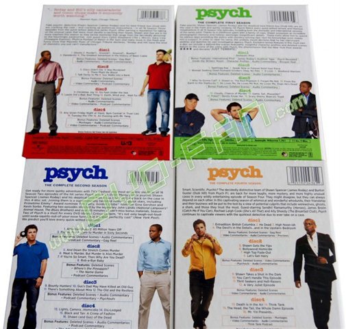 Psych The Complete Seasons1-4