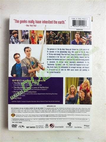 The Big Bang Theory Season 5 dvd wholesale
