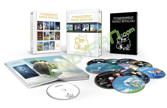 The Collected Works of Hayao Miyazaki  bluray 12BD 