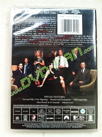 The Good Wife Season 3 dvd wholesale